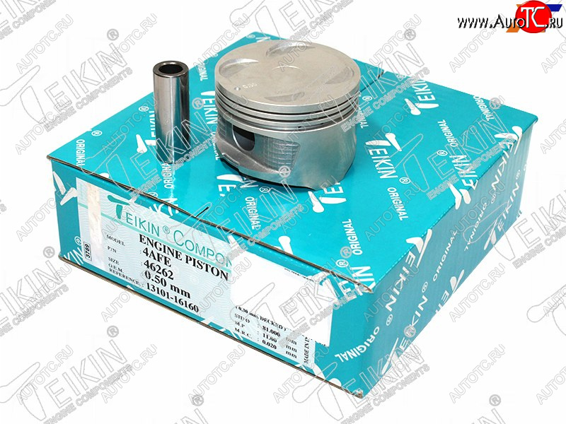 4 099 р. Поршни (к-т 4 шт) TOYOTA CARINACOROLLASPACIOLVNCRETRNMRNSPRINTER 4AFE 95- TEIKIN 46262 050  с доставкой в г. Майкоп