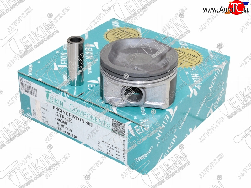 7 899 р. Поршни (к-т 4 шт) 050 TOYOTA HILUXHIACEFORTUNERLC PRADO 2TR-FE 05- TEIKIN 46360 050  с доставкой в г. Майкоп