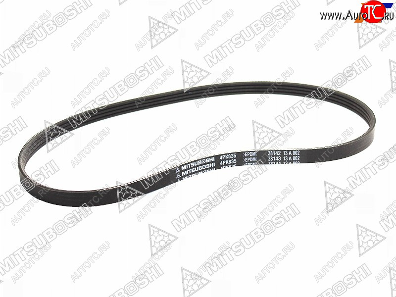 399 р. Ремень поликлиновой TOYOTA 2Y3Y2LSUZUKI M13A15A 05-M18A AERIO 01- (ALT)NISSAN CR14 E11 06- (AL MITSUBOSHI 4PK835  с доставкой в г. Майкоп