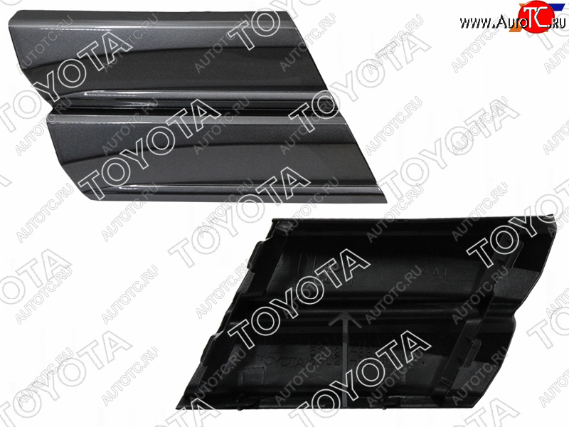 1 289 р. Заглушка под крюк передняя RH SAT Toyota Camry XV70 дорестайлинг (2017-2021)  с доставкой в г. Майкоп