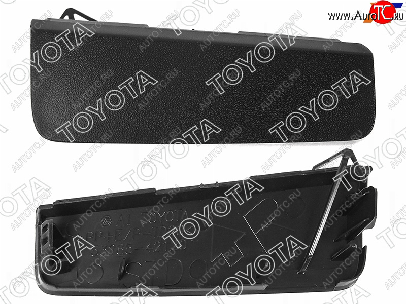 659 р. Заглушка под крюк передняя RH SAT  Toyota RAV4  XA50 (2018-2025) 5 дв. дорестайлинг  с доставкой в г. Майкоп