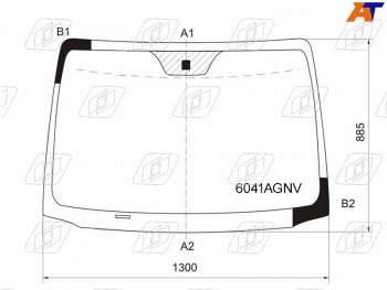 5 599 р. Стекло лобовое NISSAN NOTE 05-13 FUYAO 6041AGNV  с доставкой в г. Майкоп. Увеличить фотографию 1