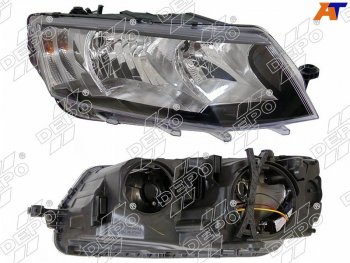 12 199 р. Фара Skoda Octavia 12-17 (Спереди Справа) DEPO 665-1126RMLDEM2  с доставкой в г. Майкоп. Увеличить фотографию 1