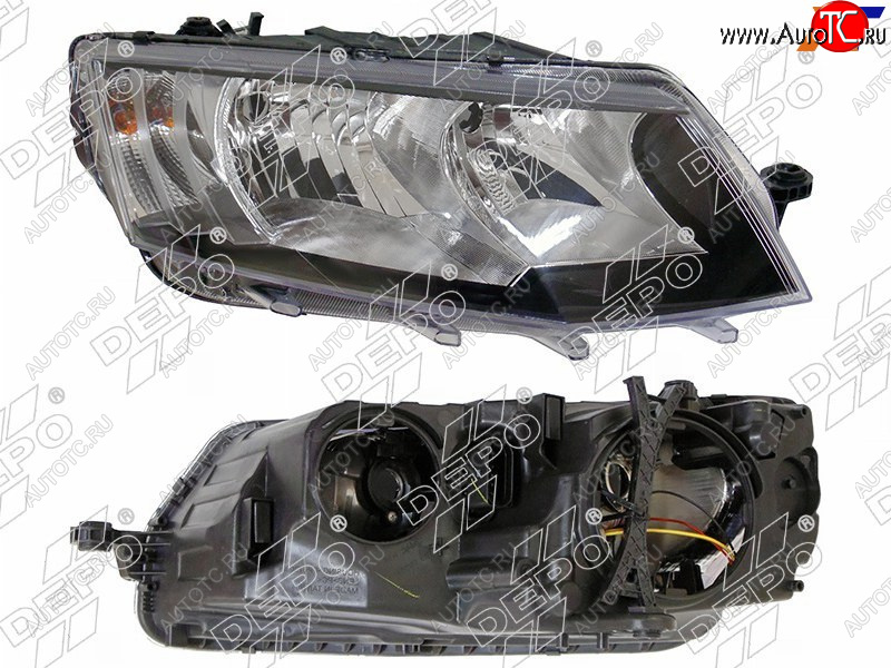 12 199 р. Фара Skoda Octavia 12-17 (Спереди Справа) DEPO 665-1126RMLDEM2  с доставкой в г. Майкоп
