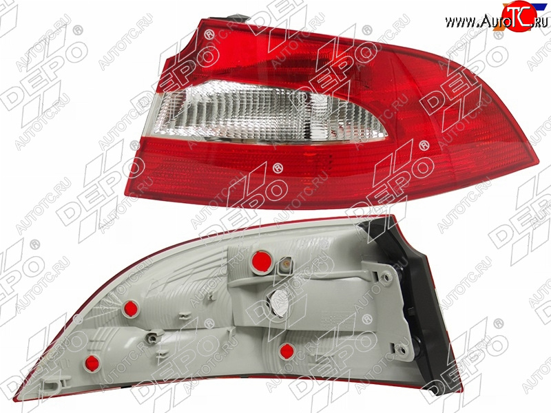 4 399 р. Фонарь задний Skoda Superb 08-13 (Справа 4D SED) DEPO 665-1916R-UE  с доставкой в г. Майкоп