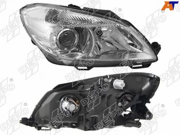 12 599 р. Фара Skoda Fabia 10-15  Roomster 06-15 (Спереди Справа) DEPO 665-1121RMLD-EM  с доставкой в г. Майкоп. Увеличить фотографию 1