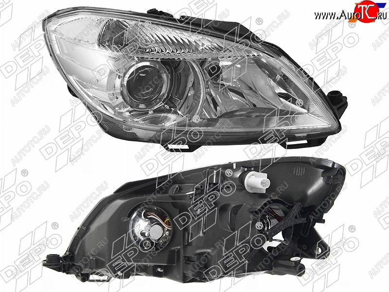 12 599 р. Фара Skoda Fabia 10-15  Roomster 06-15 (Спереди Справа) DEPO 665-1121RMLD-EM  с доставкой в г. Майкоп
