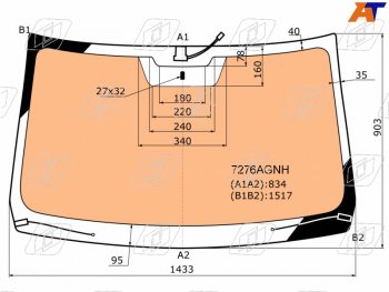 16 949 р. Стекло лобовое (Обогрев полный) Nissan Terrano 14-22  Renault Duster 10-21  Sandero 09-14  Sander FUYAO 7276AGNH  с доставкой в г. Майкоп. Увеличить фотографию 1