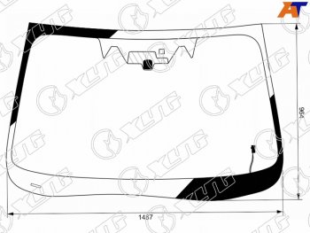 14 349 р. Стекло лобовое (Обогрев щеток Две камеры Датчик дождя) Subaru Forester 18- XYG 7944AGNCHMV LFW/H/X  с доставкой в г. Майкоп. Увеличить фотографию 1