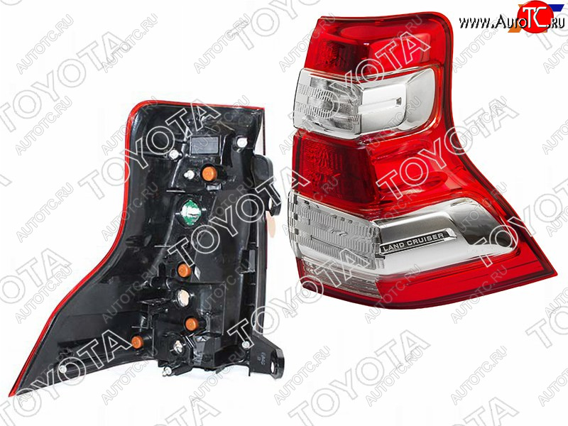 28 899 р. Фонарь задний правый TOYOTA Toyota Land Cruiser Prado J150 1-ый рестайлинг (2013-2017)  с доставкой в г. Майкоп