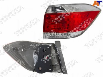 Фонарь задний правый TOYOTA Toyota Highlander  XU40 (2010-2013) рестайлинг
