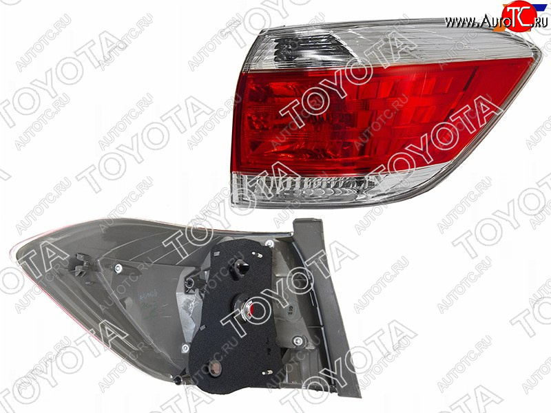 22 199 р. Фонарь задний правый TOYOTA  Toyota Highlander  XU40 (2010-2013) рестайлинг  с доставкой в г. Майкоп