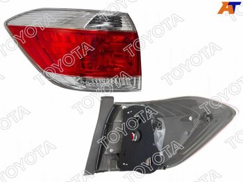 Фонарь задний левый TOYOTA Toyota Highlander  XU40 (2010-2013) рестайлинг