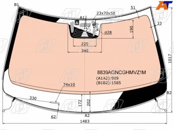 22 899 р. Стекло лобовое (Обогрев полный Камера Датчик дождя Молдинг) Volvo XC90 14- FUYAO 8839AGNCGHMVZ1M  с доставкой в г. Майкоп. Увеличить фотографию 1