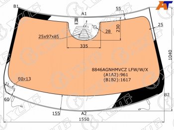 20 499 р. Стекло лобовое (Обогрев полный Камера Датчик дождя Молдинг) Volvo XC60 17-22 XYG 8846AGNHMVCZ LFW/W/X  с доставкой в г. Майкоп. Увеличить фотографию 1