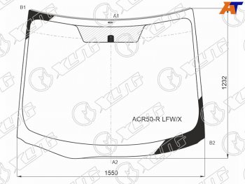 12 999 р. Стекло лобовое TOYOTA ESTIMA 06- XYG ACR50-R LFW/X  с доставкой в г. Майкоп. Увеличить фотографию 1