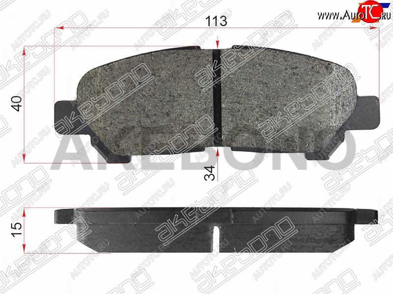 2 049 р. Колодки тормозные зад LH-RH SAT Toyota Highlander XU40 рестайлинг (2010-2013)  с доставкой в г. Майкоп