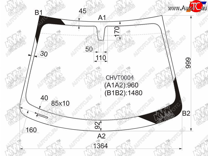 5 399 р. Стекло лобовое Chevrolet Aveo 11-15                                                                  KMK CHVT0004  с доставкой в г. Майкоп