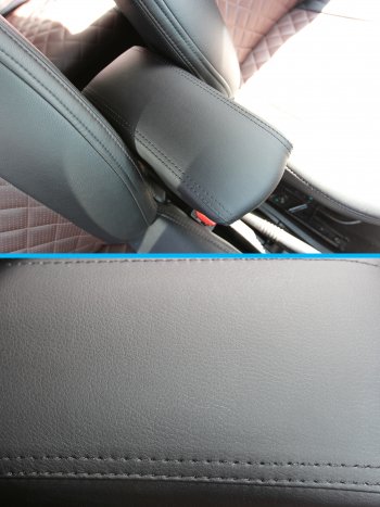 2 599 р. Подлокотники в салон (Люкс Классика гладкий экокожа) Автопилот Chevrolet Cruze J300 седан рестайлинг (2012-2015) (черный)  с доставкой в г. Майкоп. Увеличить фотографию 2