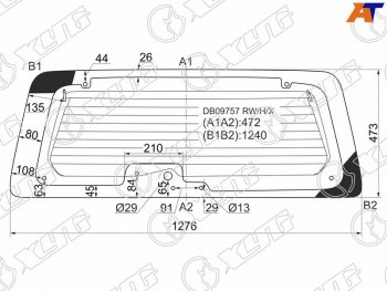 12 449 р. Стекло заднее с обогревом 8 отв. FORD MAVERICKESCAPE 00-07                                          XYG DB09757 RW/H/X  с доставкой в г. Майкоп. Увеличить фотографию 1