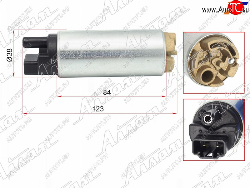 9 199 р. Топливный насос TOYOTA LAND CRUISER 100LX470 1FZ-FE 2UZ-FE AISAN EFP1-66040  с доставкой в г. Майкоп
