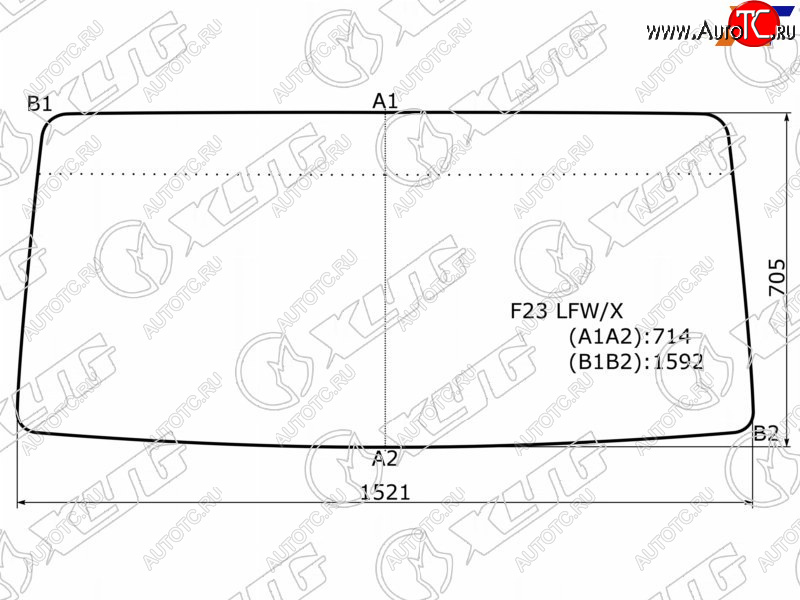 5 699 р. Стекло лобовое Nissan Atlas F 92-07  Atlas H 91-07 XYG F23 LFW  с доставкой в г. Майкоп