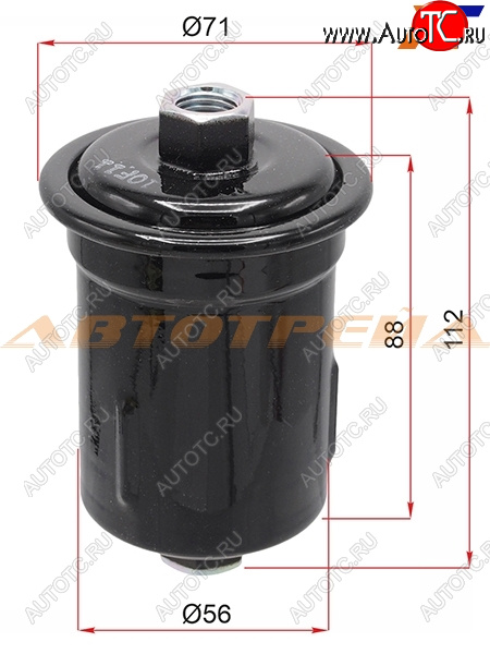 1 679 р. Фильтр топливный TOYOTA MARK2CHASERCRESTA 1GFE12JZ# 92-LC PRADOSURF 5VZFE 95-01 MICRO FT1138  с доставкой в г. Майкоп
