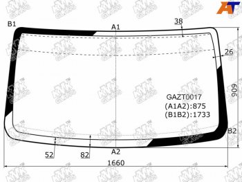 5 699 р. Стекло лобовое ГАЗ Баргузин 96-  Валдай 96-  Газель 96-  Соболь 96-                               KMK GAZT0017  с доставкой в г. Майкоп. Увеличить фотографию 1