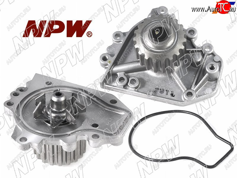 2 599 р. Насос водяного охлаждения с прокладкой B20B NPW Honda CR-V RD1,RD2,RD3  дорестайлинг (1995-1998)  с доставкой в г. Майкоп