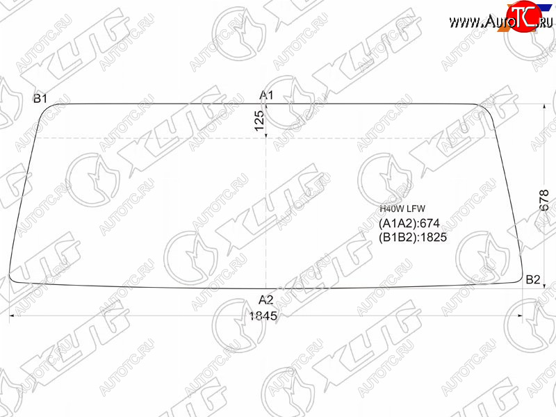 9 999 р. Стекло лобовое Nissan Atlas F 82-92 XYG H40W LFW  с доставкой в г. Майкоп