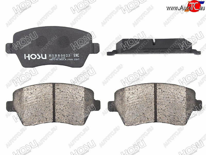 1 099 р. Колодки тормозные перед FR-FL SAT Nissan March 3 K12 хэтчбэк 5 дв. правый руль 1-ый рестайлинг (2005-2007)  с доставкой в г. Майкоп
