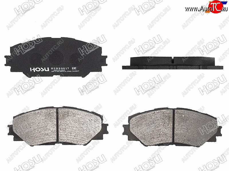 1 129 р. Колодки тормозные перед SAT  Toyota Corolla E150 седан рестайлинг (2009-2013)  с доставкой в г. Майкоп
