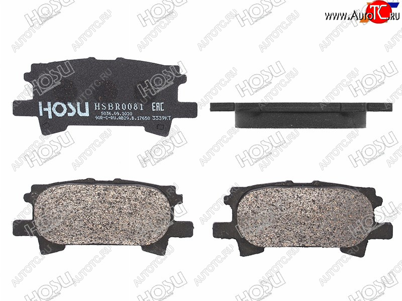 779 р. Колодки тормозные зад LH-RH SAT Lexus RX350 AL20 дорестайлинг (2015-2019)  с доставкой в г. Майкоп