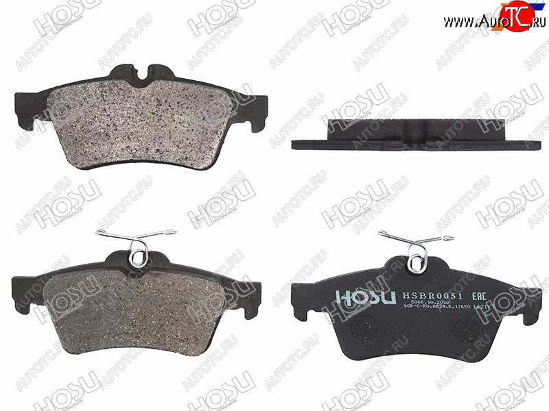 1 039 р. Колодки тормозные задние RH-LH SAT Ford Focus 3 седан рестайлинг (2014-2019)  с доставкой в г. Майкоп