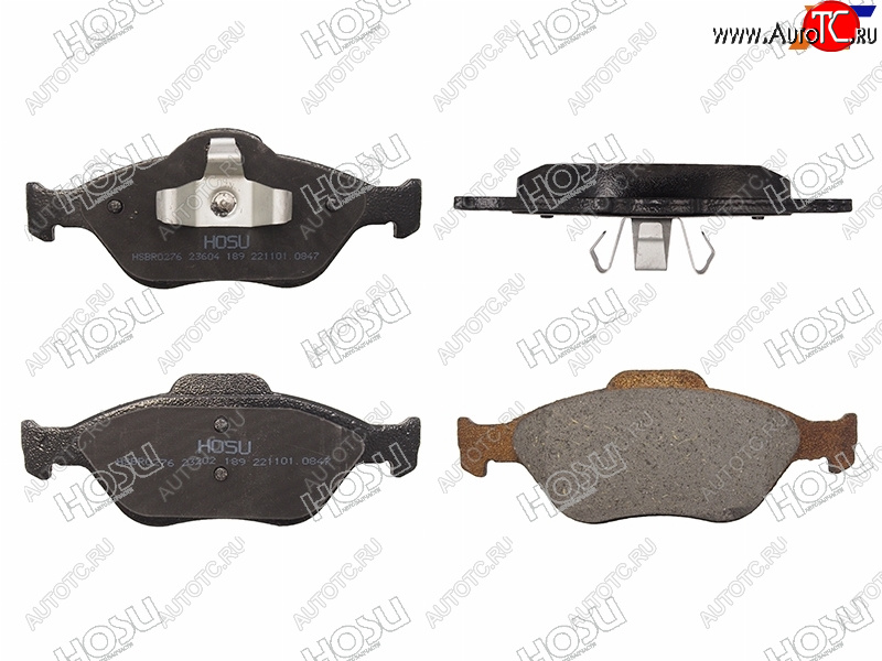 1 439 р. Колодки тормозные перед FL-FR SAT Mazda Demio 2 DY дорестайлинг (2002-2005)  с доставкой в г. Майкоп