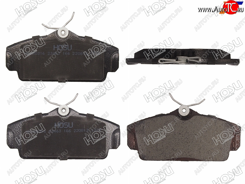 1 239 р. Колодки тормозные перед FR-FL SAT Nissan Almera N16 седан дорестайлинг (2000-2003)  с доставкой в г. Майкоп