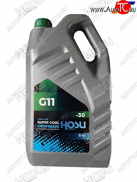 729 р. Антифриз (SUPER COOL G11 5 кг. -30 C Зелёный) HOSU HSCL0011  с доставкой в г. Майкоп