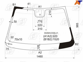 6 699 р. Стекло лобовое Chevrolet Cruze 09-15  Daewoo Lacetti 08-11 FUYAO 3026AGSBLVI  с доставкой в г. Майкоп. Увеличить фотографию 1