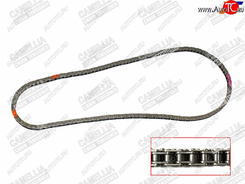 6 899 р. Цепь ГРМ TOYOTA AVENSISNOAHVOXYPREMIOALLIONRAV4 3ZR-FAE 08- CAMELLIA 13506-37060  с доставкой в г. Майкоп