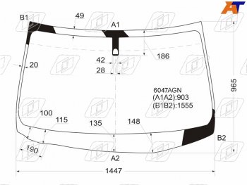 6 399 р. Стекло лобовое Nissan X-Trail 07-15 FUYAO 6047AGN  с доставкой в г. Майкоп. Увеличить фотографию 1