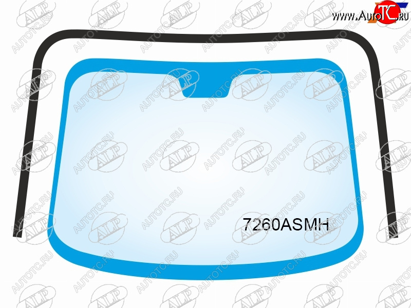 1 459 р. Молдинг лобового стекла (П-образный) Renault Megane 02-09 ALP 7260ASMH  с доставкой в г. Майкоп