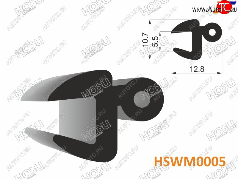 191 р. Молдинг универсальный (тип TD-30) - бухта 30 м.(цена за 1метр) HOSU HSWM0005  с доставкой в г. Майкоп