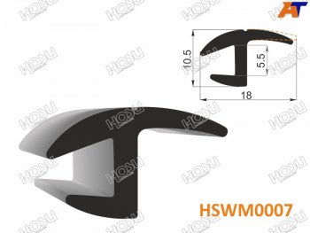 191 р. Молдинг универсальный (18mm) - бухта 30 м.(цена за 1метр) HOSU HSWM0007  с доставкой в г. Майкоп. Увеличить фотографию 1
