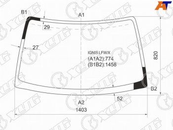 6 349 р. Стекло лобовое Chevrolet Cruze 01-08  Subaru Justy 03-07  Suzuki Ignis 00-07  Swift 00-04 XYG IGNIS LFW/X  с доставкой в г. Майкоп. Увеличить фотографию 1