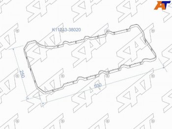 389 р. Прокладка клапанной крышки LEXUS LX570 3URFE 07- SAT K11213-38020  с доставкой в г. Майкоп. Увеличить фотографию 1