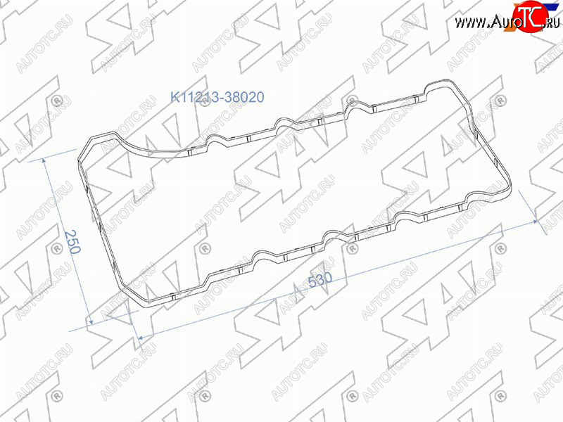 389 р. Прокладка клапанной крышки LEXUS LX570 3URFE 07- SAT K11213-38020  с доставкой в г. Майкоп