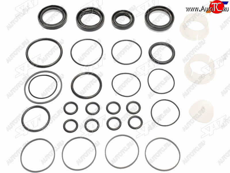 4 099 р. Ремкомплект рулевой рейки BMW 5 E39 00-03 SAT K32136751745-KIT  с доставкой в г. Майкоп