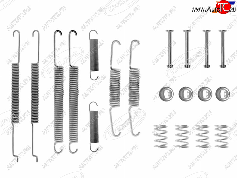 1 099 р. Комплект монтажный тормозных колодок VAG OCTAVIA 96-04ROOMSTER 10- DELPHI LY1206  с доставкой в г. Майкоп