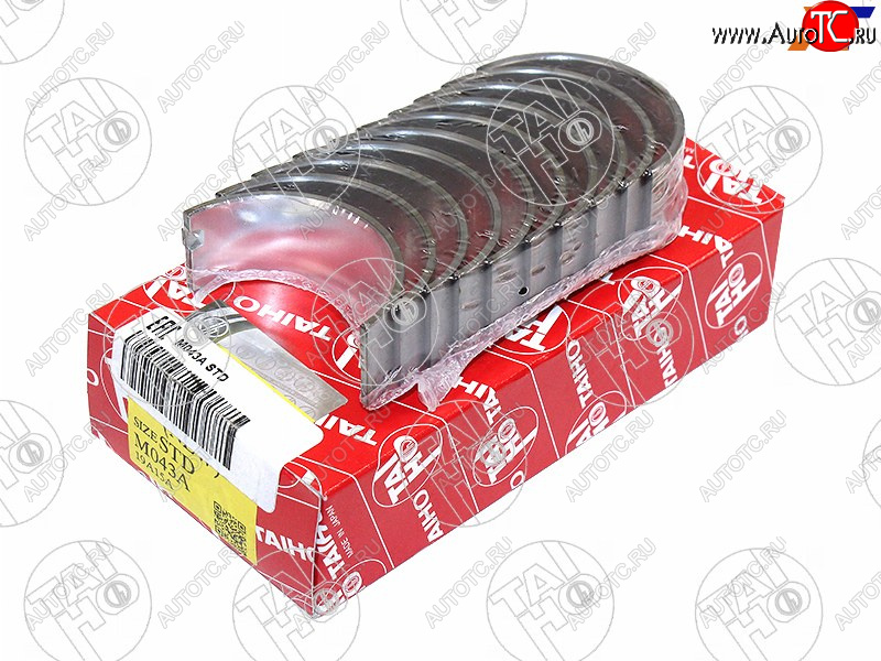 1 599 р. Вкладыши коренные к-т STD TOYOTA CALDINACOROLLALVNCRETRNMRN 7A-FE5A-FE4A-FE4A-GE 92- TAIHO M043A STD  с доставкой в г. Майкоп