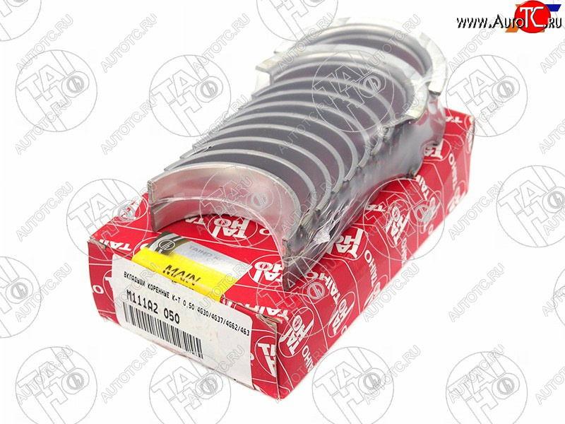 1 669 р. Вкладыши коренные к-т 0,50 MITSUBISHI GALANTLANCERRVR 4G304G374G624G634G644D65 TAIHO M111A2 050  с доставкой в г. Майкоп